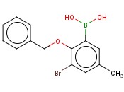 2-<span class='lighter'>苄</span>氧基-3-<span class='lighter'>溴</span>-5-甲基苯基硼酸