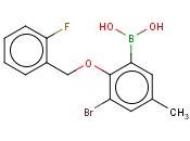 3-Bromo-2-(2'-fluorobenzyloxy)-5-methylphenylboronic acid