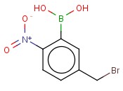 5-(BROMOMETHYL)-<span class='lighter'>2-NITROPHENYLBORONIC</span> ACID