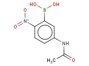 5-(ACETYLAMINO)-<span class='lighter'>2-NITROPHENYLBORONIC</span> ACID
