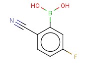 2-CYANO-5-<span class='lighter'>FLUOROPHENYLBORONIC</span> ACID