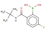 2-(T-BUTYLCARBAMOYL)-5-<span class='lighter'>FLUOROPHENYLBORONIC</span> ACID