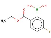 2-ETHOXYCABONYL-5-<span class='lighter'>FLUOROPHENYLBORONIC</span> ACID