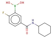 5-(CYCLOHEXYLCARBAMOYL)-<span class='lighter'>2-FLUOROPHENYLBORONIC</span> ACID