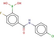 5-(4-CHLOROPHENYLCARBAMOYL)-<span class='lighter'>2-FLUOROPHENYLBORONIC</span> ACID