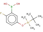 5-(T-BUTYLDIMETHYLSILYLOXY)-<span class='lighter'>2-FLUOROPHENYLBORONIC</span> ACID