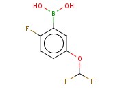 5-(DIFLUOROMETHOXY)-2-<span class='lighter'>FLUOROPHENYLBORONIC</span> ACID