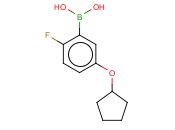 5-(CYCLOPENTYLOXY)-2-<span class='lighter'>FLUOROPHENYLBORONIC</span> ACID