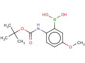 2-(TERT-BUTOXYCARBONYLAMINO)-5-<span class='lighter'>METHOXYPHENYLBORONIC</span> ACID