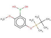 5-(T-BUTYLDIMETHYLSILYLOXY)-<span class='lighter'>2-METHOXYPHENYLBORONIC</span> ACID