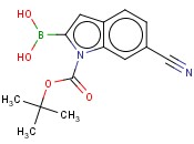 1-BOC-6-<span class='lighter'>氰</span><span class='lighter'>基</span><span class='lighter'>吲哚</span>-2-硼酸