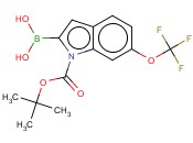 2-硼-6-三氟<span class='lighter'>甲</span><span class='lighter'>氧基</span>-1H-<span class='lighter'>吲哚</span>-1-<span class='lighter'>羧酸</span>-1-(1,1-二甲基乙酯)