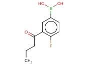 3-BUTANOYL-4-<span class='lighter'>FLUOROPHENYLBORONIC</span> ACID