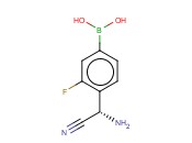 4-[(S)-AMINO(CYANO)METHYL]-3-<span class='lighter'>FLUOROPHENYLBORONIC</span> ACID