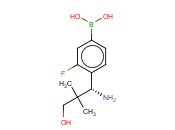 4-[(1R)-1-AMINO-3-HYDROXY-2,2-DIMETHYLPROPYL]-3-<span class='lighter'>FLUOROPHENYLBORONIC</span> ACID