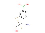 4-[(1S)-1-AMINO-2,2-DIFLUORO-3-HYDROXYPROPYL]-3-<span class='lighter'>FLUOROPHENYLBORONIC</span> ACID