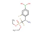 4-[(1S)-1-AMINO-2-(DIETHOXYPHOSPHORYL)-2,2-DIFLUOROETHYL]-3-<span class='lighter'>FLUOROPHENYLBORONIC</span> ACID
