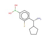 4-[(R)-AMINO(CYCLOPENTYL)METHYL]-3-<span class='lighter'>FLUOROPHENYLBORONIC</span> ACID
