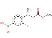 4-[(1R)-1-AMINO-3-METHOXY-3-OXOPROPYL]-3-<span class='lighter'>FLUOROPHENYLBORONIC</span> ACID