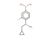 4-[(1R)-1-AMINO-2-CYCLOPROPYLETHYL]-3-<span class='lighter'>FLUOROPHENYLBORONIC</span> ACID