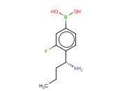 4-[(1R)-1-AMINOBUTYL]-3-<span class='lighter'>FLUOROPHENYLBORONIC</span> ACID