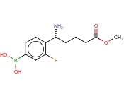 4-[(1R)-1-AMINO-5-METHOXY-5-OXOPENTYL]-3-<span class='lighter'>FLUOROPHENYLBORONIC</span> ACID