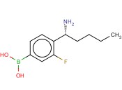 4-[(1R)-1-AMINOPENTYL]-3-<span class='lighter'>FLUOROPHENYLBORONIC</span> ACID