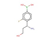 4-[(1R)-1-AMINO-3-HYDROXYPROPYL]-3-<span class='lighter'>FLUOROPHENYLBORONIC</span> ACID