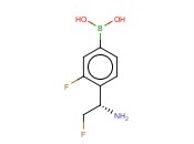 4-[(1S)-1-AMINO-2-FLUOROETHYL]-3-<span class='lighter'>FLUOROPHENYLBORONIC</span> ACID