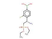 4-[(1S)-1-AMINO-2-(DIETHOXYPHOSPHORYL)ETHYL]-3-<span class='lighter'>FLUOROPHENYLBORONIC</span> ACID