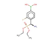 4-[(S)-AMINO(DIETHOXYPHOSPHORYL)METHYL]-3-<span class='lighter'>FLUOROPHENYLBORONIC</span> ACID