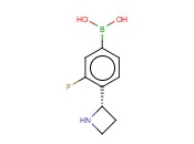 4-[(2S)-AZETIDIN-2-YL]-3-<span class='lighter'>FLUOROPHENYLBORONIC</span> ACID