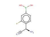 4-[(R)-AMINO(CYANO)METHYL]-3-<span class='lighter'>FLUOROPHENYLBORONIC</span> ACID