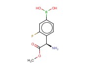 4-[(1R)-1-AMINO-2-METHOXY-2-OXOETHYL]-3-<span class='lighter'>FLUOROPHENYLBORONIC</span> ACID