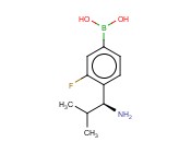 4-[(1S)-1-AMINO-2-METHYLPROPYL]-3-<span class='lighter'>FLUOROPHENYLBORONIC</span> ACID