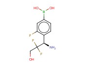 4-[(1R)-1-AMINO-2,2-DIFLUORO-3-HYDROXYPROPYL]-3-<span class='lighter'>FLUOROPHENYLBORONIC</span> ACID
