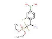 4-[(1R)-1-AMINO-2-(DIETHOXYPHOSPHORYL)-2,2-DIFLUOROETHYL]-3-<span class='lighter'>FLUOROPHENYLBORONIC</span> ACID