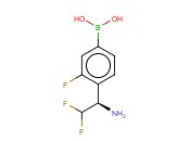 4-[(1R)-1-AMINO-2,2-DIFLUOROETHYL]-3-<span class='lighter'>FLUOROPHENYLBORONIC</span> ACID