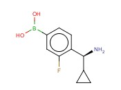 4-[(S)-AMINO(CYCLOPROPYL)METHYL]-3-<span class='lighter'>FLUOROPHENYLBORONIC</span> ACID