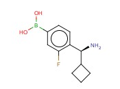 4-[(S)-AMINO(CYCLOBUTYL)METHYL]-3-<span class='lighter'>FLUOROPHENYLBORONIC</span> ACID