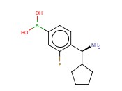4-[(S)-AMINO(CYCLOPENTYL)METHYL]-3-<span class='lighter'>FLUOROPHENYLBORONIC</span> ACID