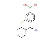 4-[(S)-AMINO(CYCLOHEXYL)METHYL]-3-<span class='lighter'>FLUOROPHENYLBORONIC</span> ACID