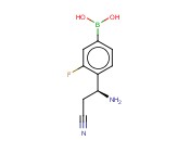4-[(1S)-1-AMINO-2-CYANOETHYL]-3-<span class='lighter'>FLUOROPHENYLBORONIC</span> ACID