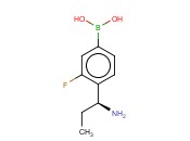 4-[(1S)-1-AMINOPROPYL]-3-<span class='lighter'>FLUOROPHENYLBORONIC</span> ACID