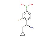 4-[(1S)-1-AMINO-2-CYCLOPROPYLETHYL]-3-<span class='lighter'>FLUOROPHENYLBORONIC</span> ACID