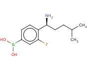 4-[(1S)-1-AMINO-4-METHYLPENTYL]-3-<span class='lighter'>FLUOROPHENYLBORONIC</span> ACID