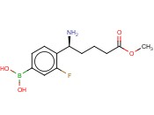 4-[(1S)-1-AMINO-5-METHOXY-5-OXOPENTYL]-3-<span class='lighter'>FLUOROPHENYLBORONIC</span> ACID