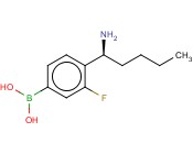 4-[(1S)-1-AMINOPENTYL]-3-<span class='lighter'>FLUOROPHENYLBORONIC</span> ACID