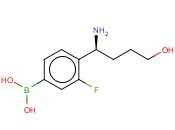 4-[(1S)-1-AMINO-4-HYDROXYBUTYL]-3-<span class='lighter'>FLUOROPHENYLBORONIC</span> ACID