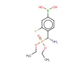 4-[(R)-AMINO(DIETHOXYPHOSPHORYL)METHYL]-3-<span class='lighter'>FLUOROPHENYLBORONIC</span> ACID